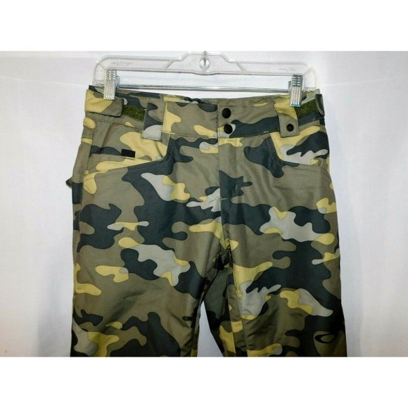 Oakley Tango Insulated Snow Pants Women's XXS Camo Green - Picture 4 of 12